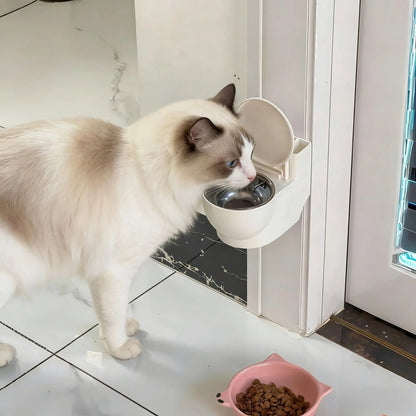 Pet Water Dispenser - Toilet-Shaped Gravity Fountain for Cats and Small Dogs