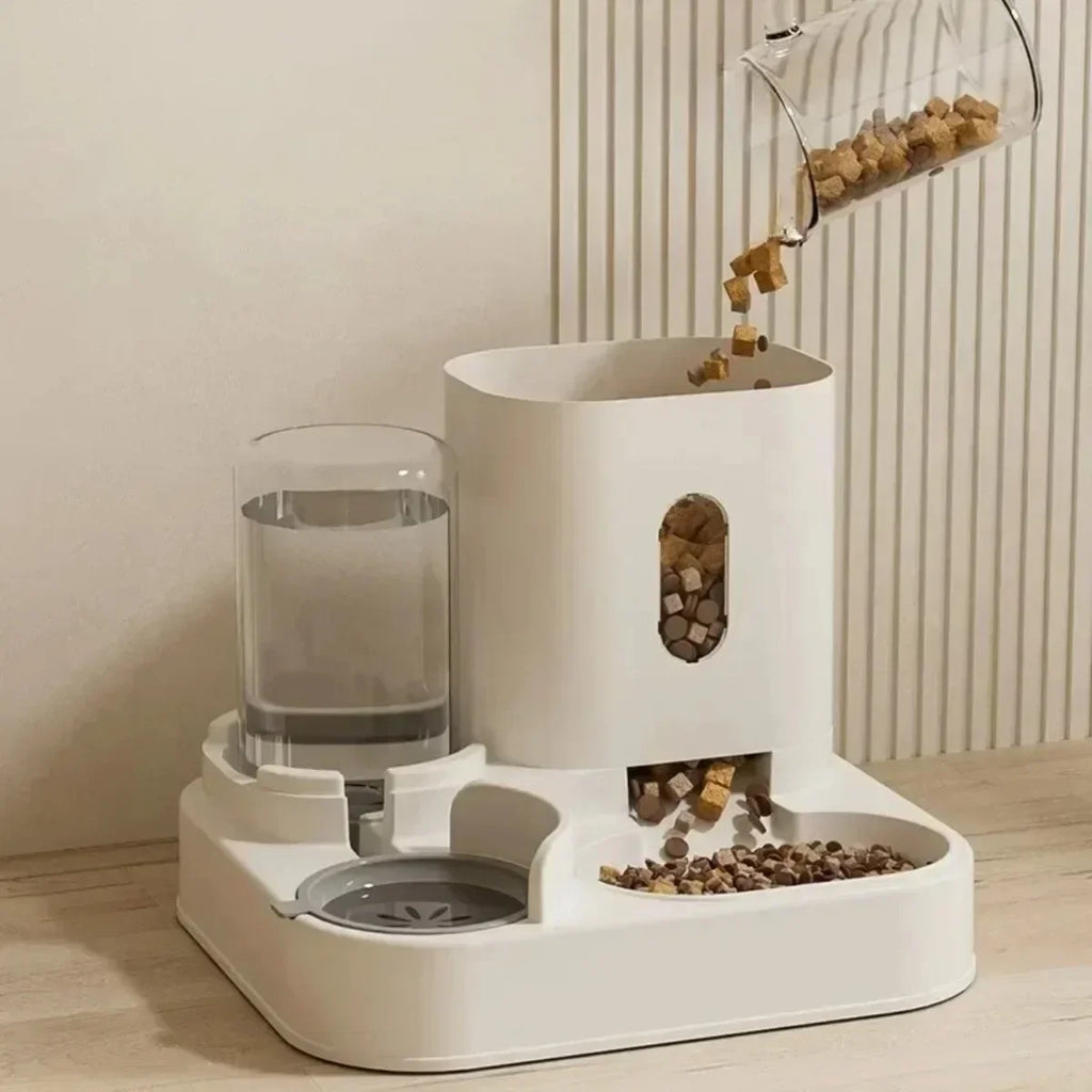 OmniFeed - 2-in-1 Automatic Pet Feeder & Waterer Station
