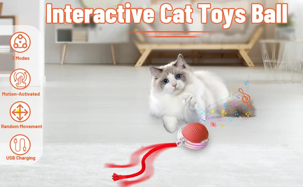 WiggleWag - Smart Interactive Pet Ball with Tail