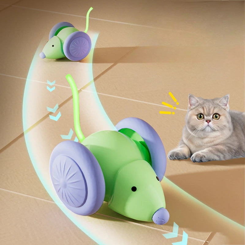 MouseCar - Intelligent Self-Driving Pet Teaser