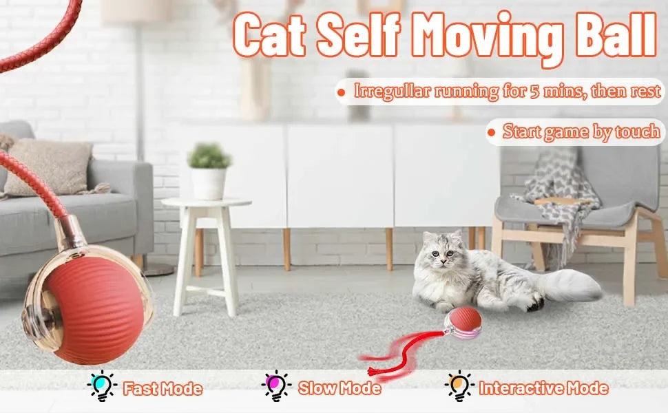 WiggleWag - Smart Interactive Pet Ball with Tail