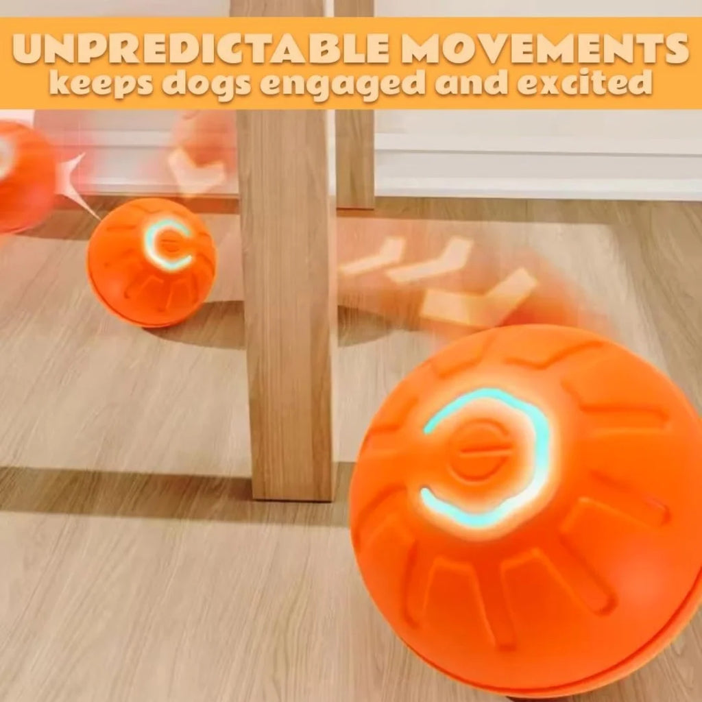 Gravity-Activated Smart Bouncing Ball for Pets