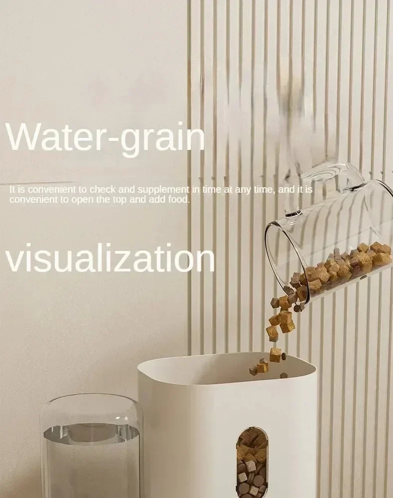 OmniFeed - 2-in-1 Automatic Pet Feeder & Waterer Station