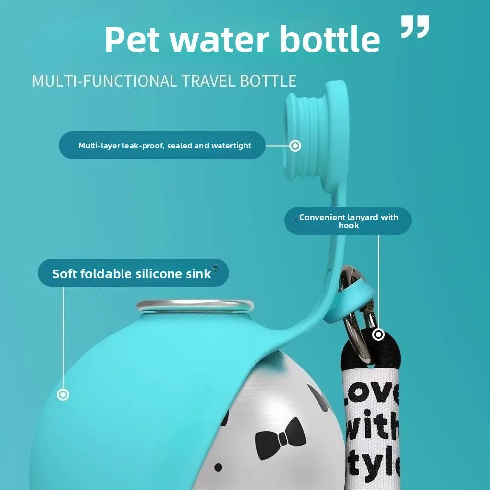HydroRover - 2-in-1 Portable Leak-Proof Pet Travel Bottle