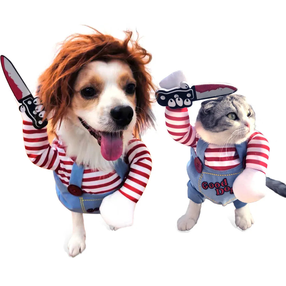 "Chucky's Back" Premium Pet Cosplay Outfit